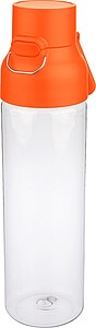 Lehká tritanová láhev s barevným víčkem 750 ml, oranžová