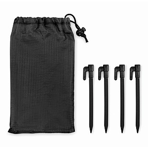 Lehká velká plážová deka, černá