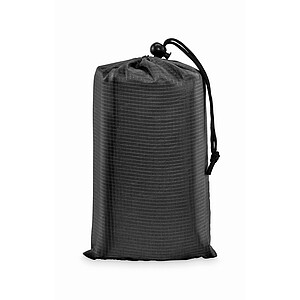 Lehká velká plážová deka, černá