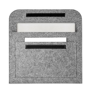 LENTINO Plstěný obal na notebook, šedý