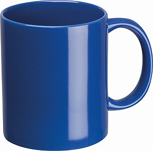 Lesklý keramický hrnček, 300ml, v krabičke, modrý