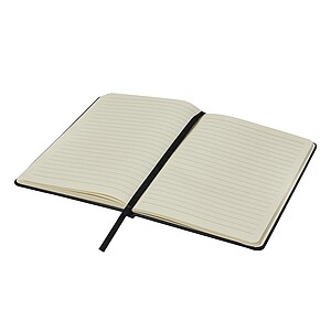 Linkovaný zápisník A5, čierna