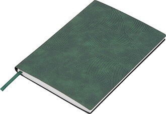 Linkovaný zápisník A8, tmavě zelená