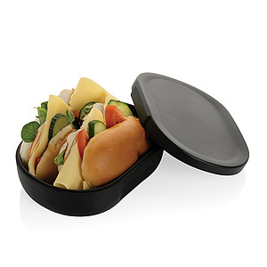 Lunchbox z recyklovaného plastu, černý