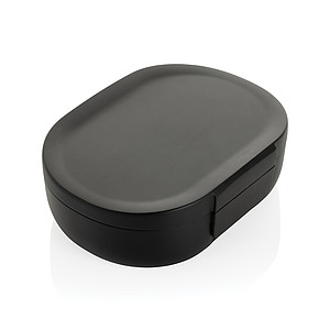 Lunchbox z recyklovaného plastu, čierny