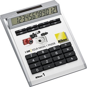 LURSA 12-místná kalkulačka pro celoplošný tisk - reklamní předměty