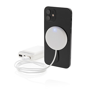 Magnetická bezdrátová nabíječka 5W, bílá