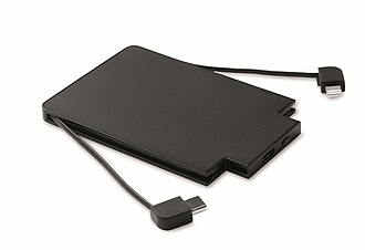 Magnetická powerbanka 2500 mAh, černá