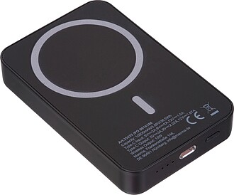 Magnetická powerbanka Magsafe® 10000 mAh, čierna
