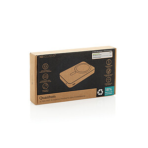 Magnetická powerbanka RCS s 10 000 mAh a výkonem 25W, šedá