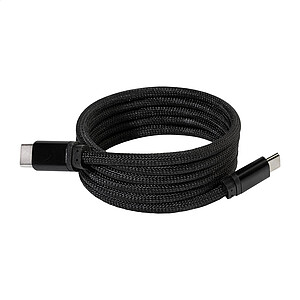 Magnetický 60W kábel USB-C, čierna