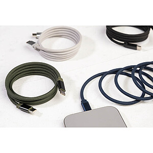 Magnetický 60W kabel USB-C, tmavě zelená