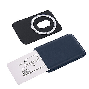 Magnetický držák na karty pro smartphone, modrá