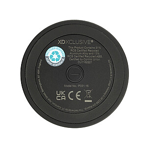 Magnetický reproduktor RCS z recyklovaného hliníku 5W, černá
