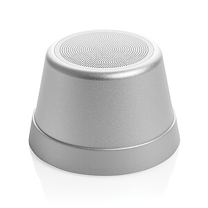 Magnetický reproduktor RCS z recyklovaného hliníku 5W, stříbrná
