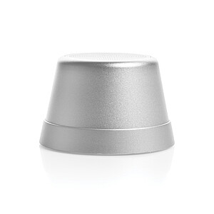 Magnetický reproduktor RCS z recyklovaného hliníku 5W, stříbrná