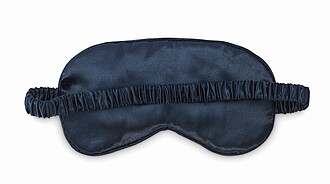 Mäkká polyesterová maska na oči, modrá