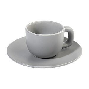 MALBUN Sada šálků na espresso, 85 ml, šedá