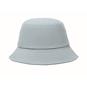 Manšestrový klobúk, jemne modrá