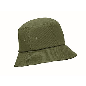 Manšestrový klobúk, vojenská zelená