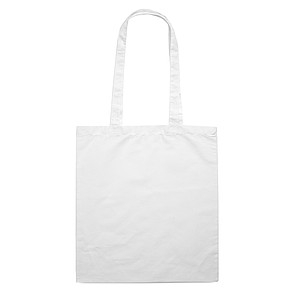 MASIMA Bavlněná nákupní taška s dlouhými uchy, bílá - taška s vlastním potiskem