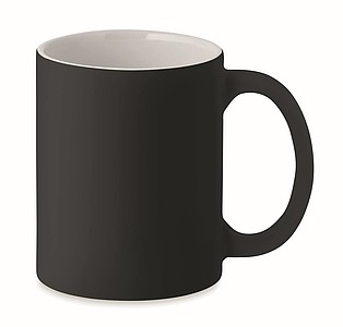 Matný keramický hrnček, 300 ml, čierny