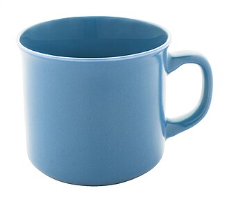 Matný vintage hrnek, světle modrá