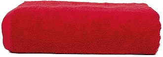 Maxi osuška ONE CLASSIC 100x210 cm, 450 gr/m2, červená - ručníky s potiskem