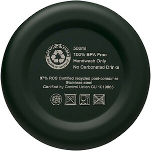 Měděná vakuově izolovaná láhev 500ml, sytě zelená