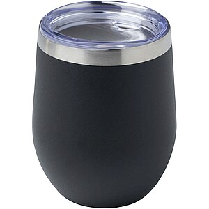 Medený vákuovo izolovaný termohrnček 350ml, čierna