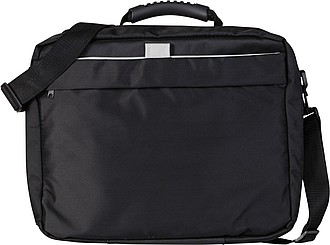 MEFISTA Taška přes rameno na laptop, černá