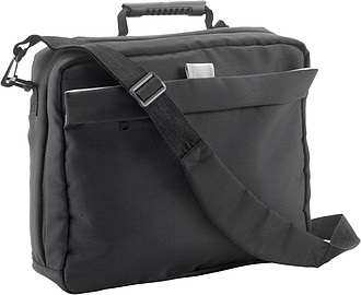 MEFISTA Taška přes rameno na laptop, černá