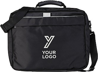 MEFISTA Taška přes rameno na laptop, černá