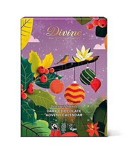 MELANY Divine adventní kalendář hořká čokoláda 70% 85g