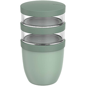 Mepal Ellipse 3dílný hrnec na oběd o objemu 500 ml + 2 × 200 ml, jemně zelená