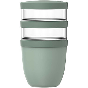 Mepal Ellipse 3dílný hrnec na oběd o objemu 500 ml + 2 × 200 ml, jemně zelená