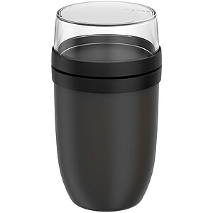 Mepal Ellipse hrnec na jídlo o objemu 750 + 300 ml, černá