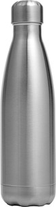 MERCIA Jednostěnná láhev na vodu, objem 650 ml, stříbrná