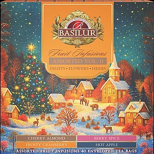 MERIAL - BASILUR Christmas Fruit Assorted Vol. II přebal 40 gastro sáčků
