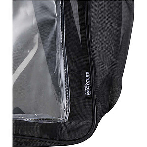 Mesh batoh z recyklovaného materiálu, 18 l, černá