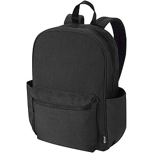 Mestský batoh na notebook veľkosti 15,6” z recyklovaného GRS, čierna