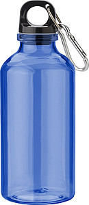 MIGGU Priehľadná fľaša na vodu z RPET, 400 ml, modrá