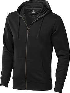 Mikina ELEVATE ARORA HOODED FULL ZIP SWEATER antracitová L
