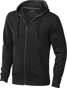 Mikina ELEVATE ARORA HOODED FULL ZIP SWEATER černá L