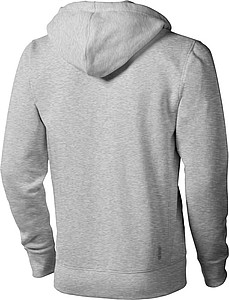 Mikina ELEVATE ARORA HOODED FULL ZIP SWEATER šedý melír M