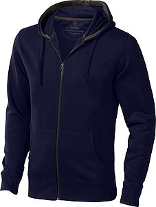 Mikina ELEVATE ARORA HOODED FULL ZIP SWEATER tmavě modrá M