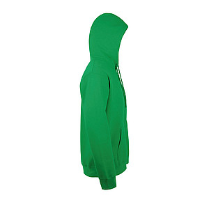 Mikina s kapucí SOLS SNAKE, středně zelená, 3XL