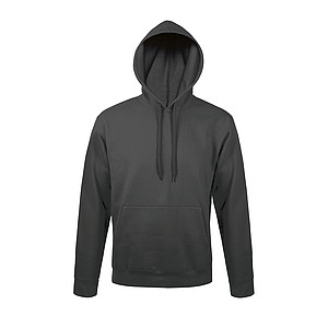 Mikina s kapucí SOLS SNAKE, tmavě šedý melír, 3XL