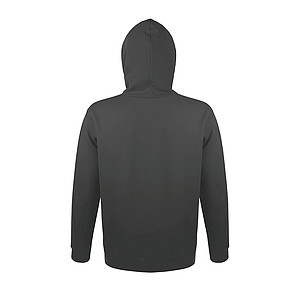 Mikina s kapucí SOLS SNAKE, tmavě šedý melír, 3XL