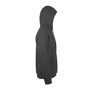 Mikina s kapucí SOLS SNAKE, tmavě šedý melír, 3XL
